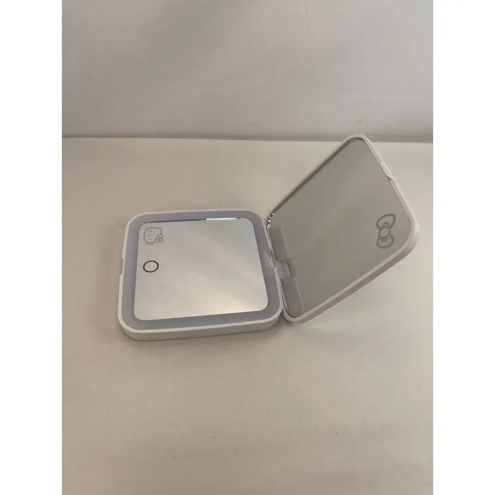 Impressions Vanity x Hello Kitty SUPER CUTE Tri-Tone LED Table Mirror BRAND NEW